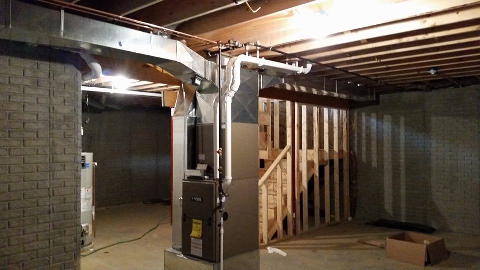 Basement furnace